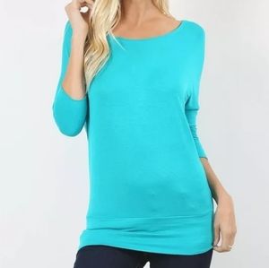 Scoop neck blouse